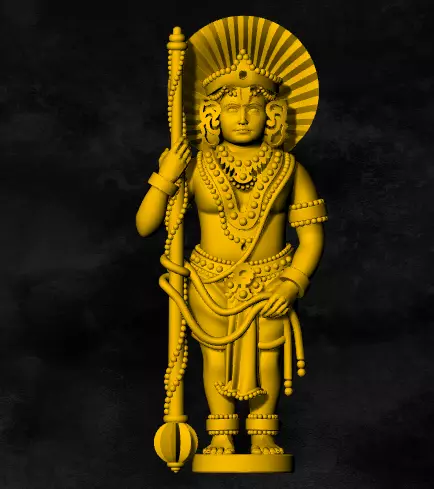 kumara swamy locket 3D print model