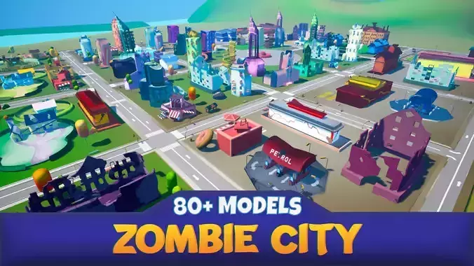 Zombie Apocalypse City Pack