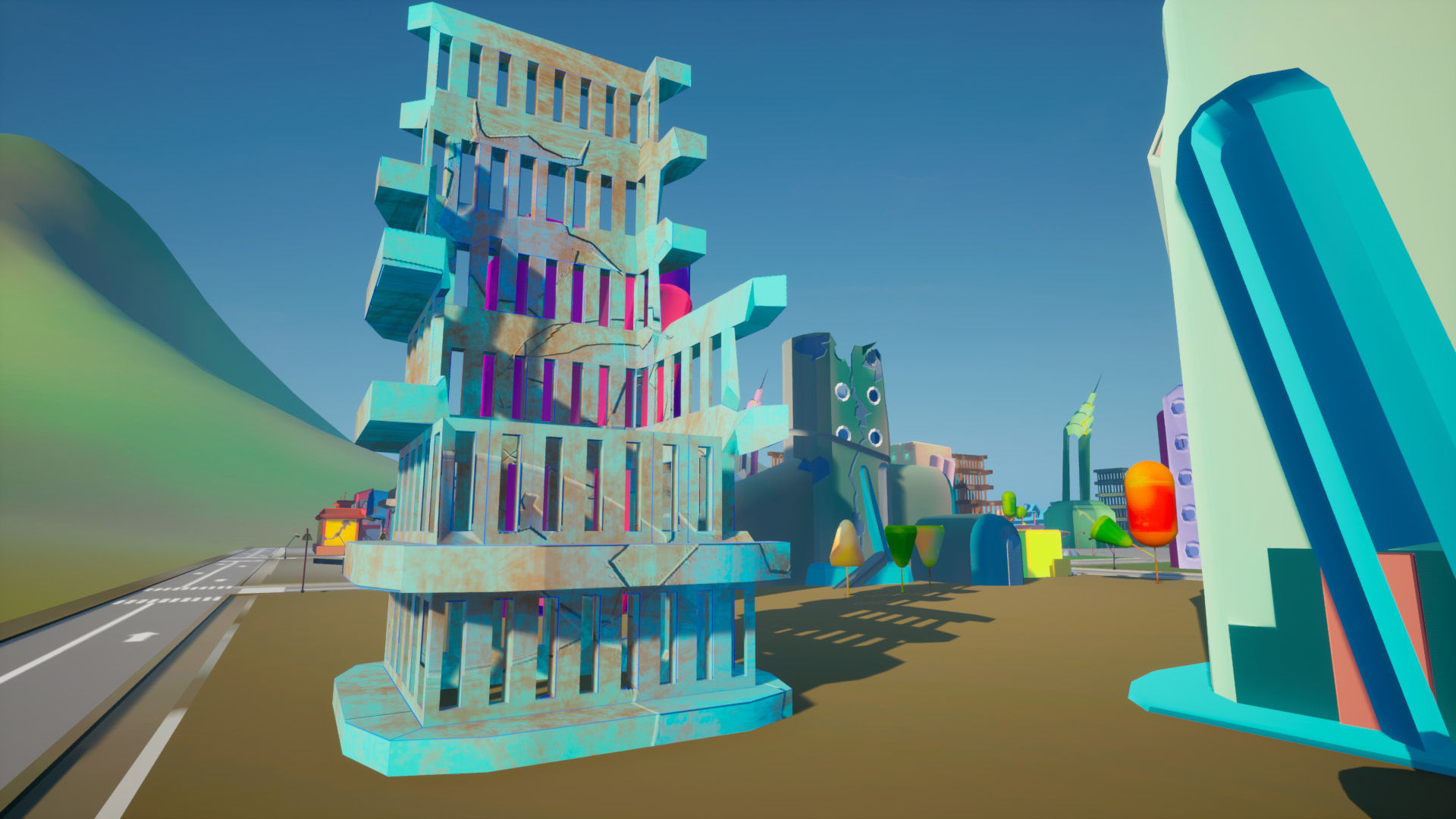 Zombie Apocalypse City Pack Low-poly 3D model_8