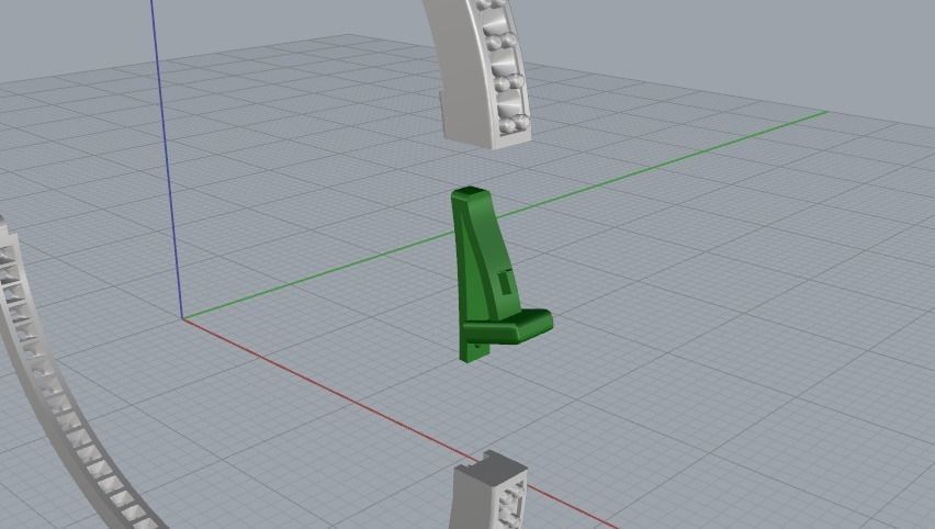 Bracelet with hearts Model 2581 3D print model_6