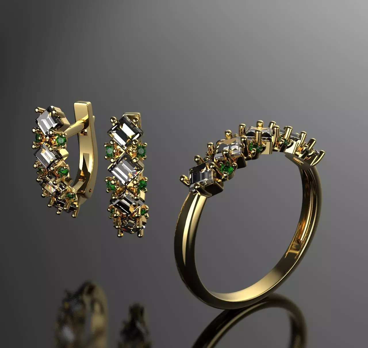 set diamond severity 3D print model