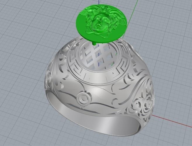 Man ring Model 2576 3D print model_2