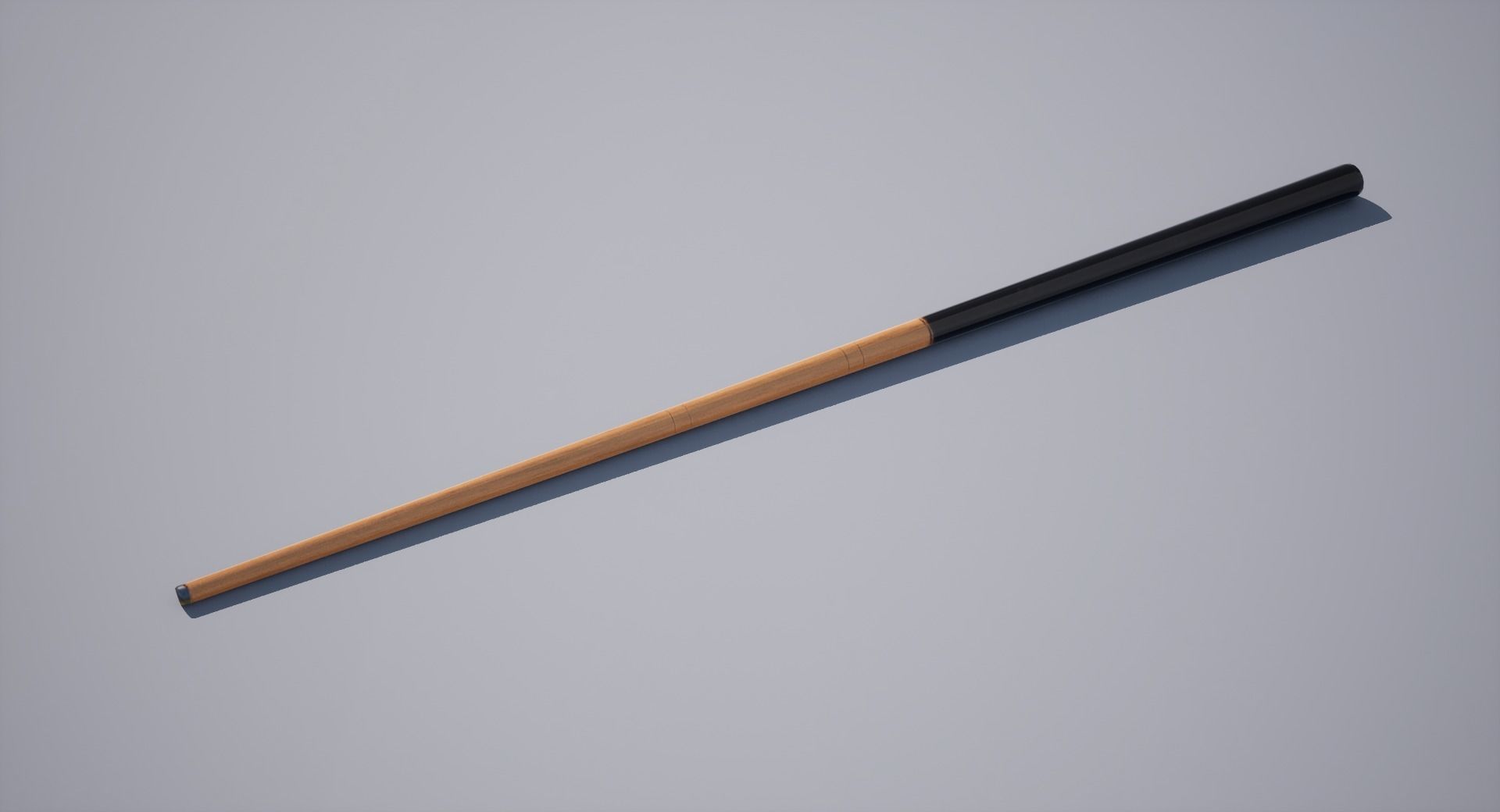 Cue Stick Low-poly 3D model_4