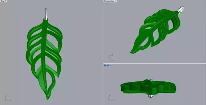 GOLD PENDANT 3D print model