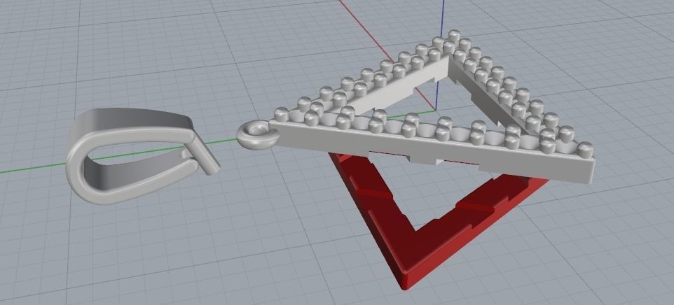 Star of David pendant Model 2569 3D print model_4