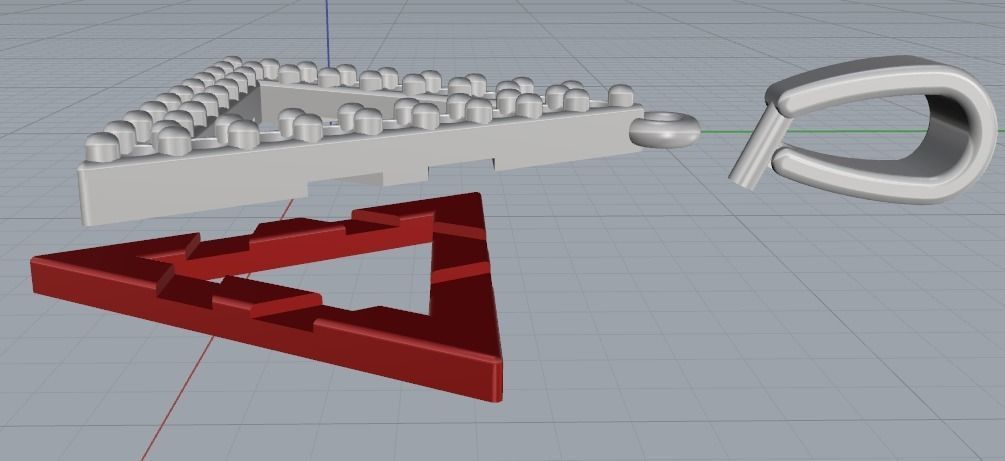 Star of David pendant Model 2569 3D print model_3