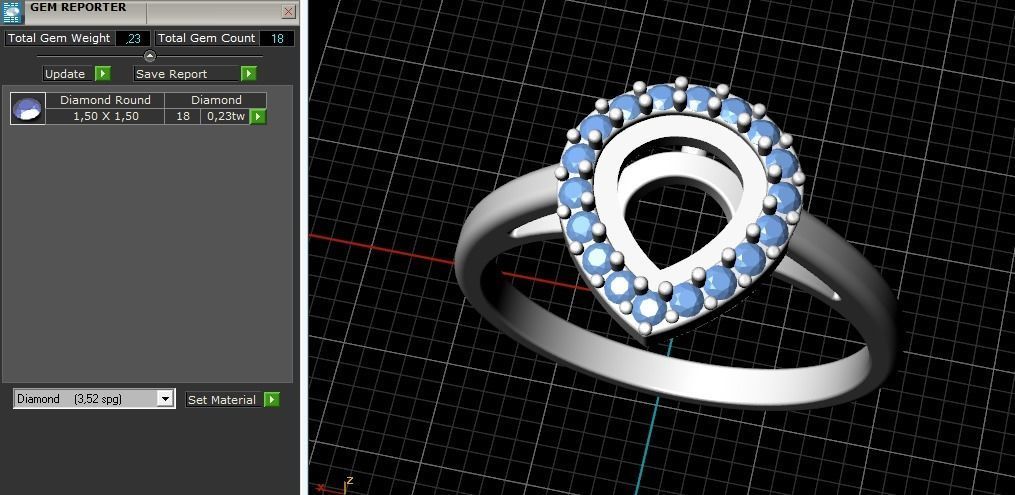 Ring Model 2556 3D print model_11