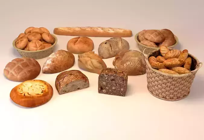 Bread in basket