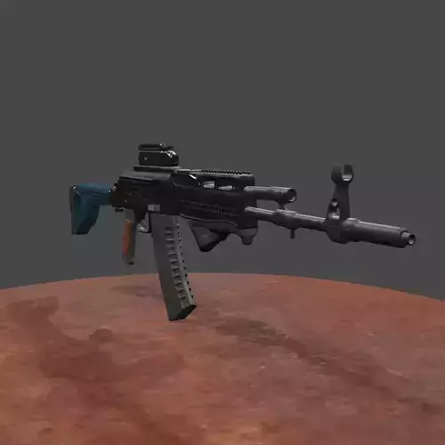 Ak47 3d model rifle