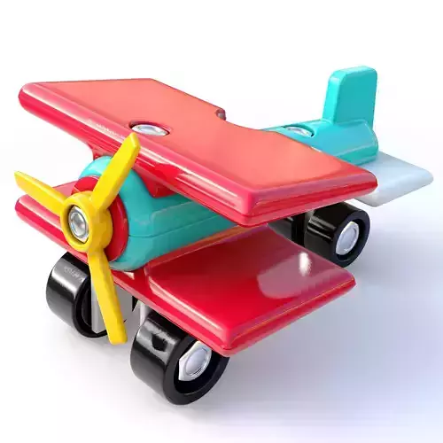 Toy Aeroplane 3D model