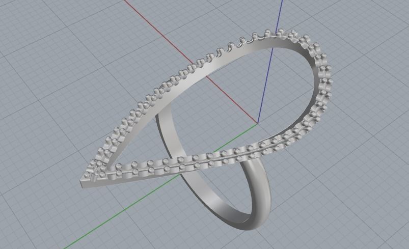 Ring Model 2545 3D print model_2