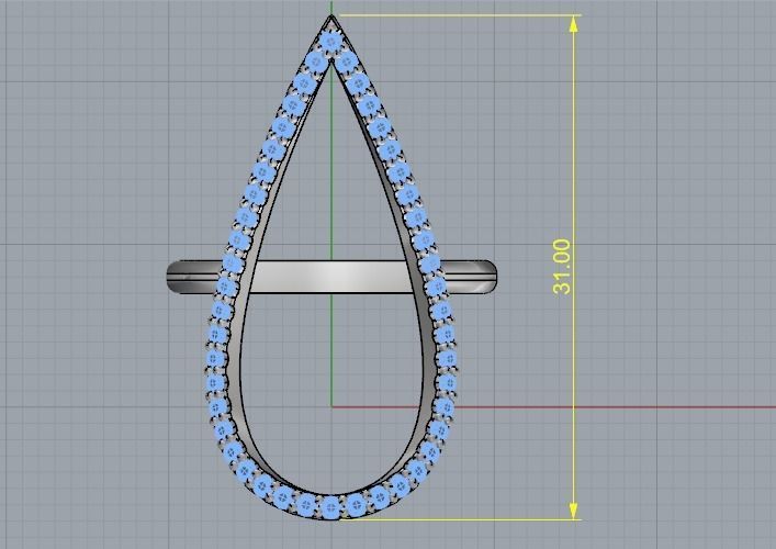 Ring Model 2545 3D print model_7