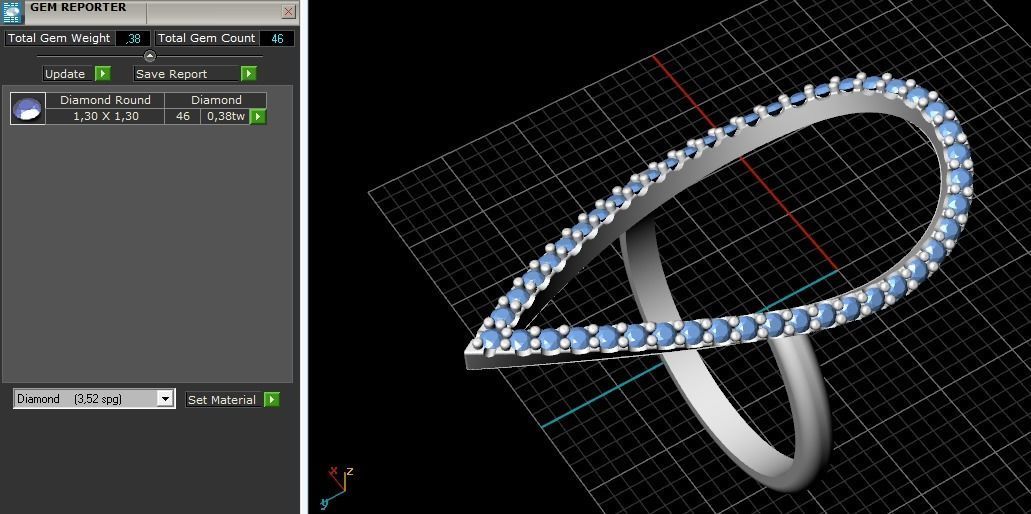 Ring Model 2545 3D print model_10