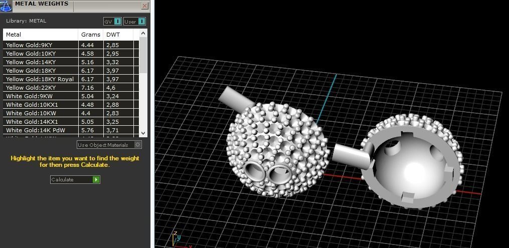 Pendant in the shape of a ball Model 2544 3D print model_7