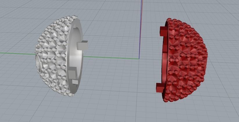 Pendant in the shape of a ball Model 2544 3D print model_4