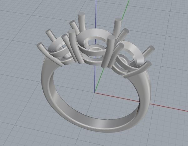 Ring Model 2542 3D print model_2