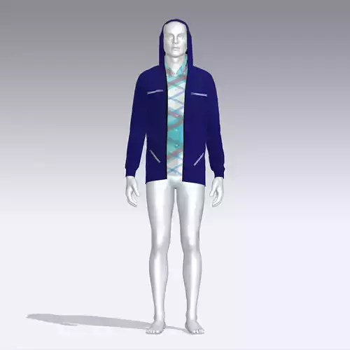 Hoodie mannequin wearing