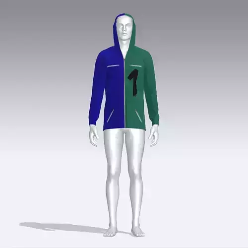Hoodie mannequin wearing