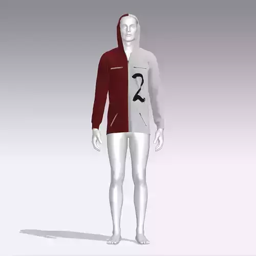 Hoodie mannequin wearing