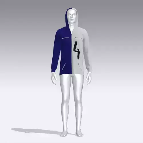 Hoodie mannequin wearing