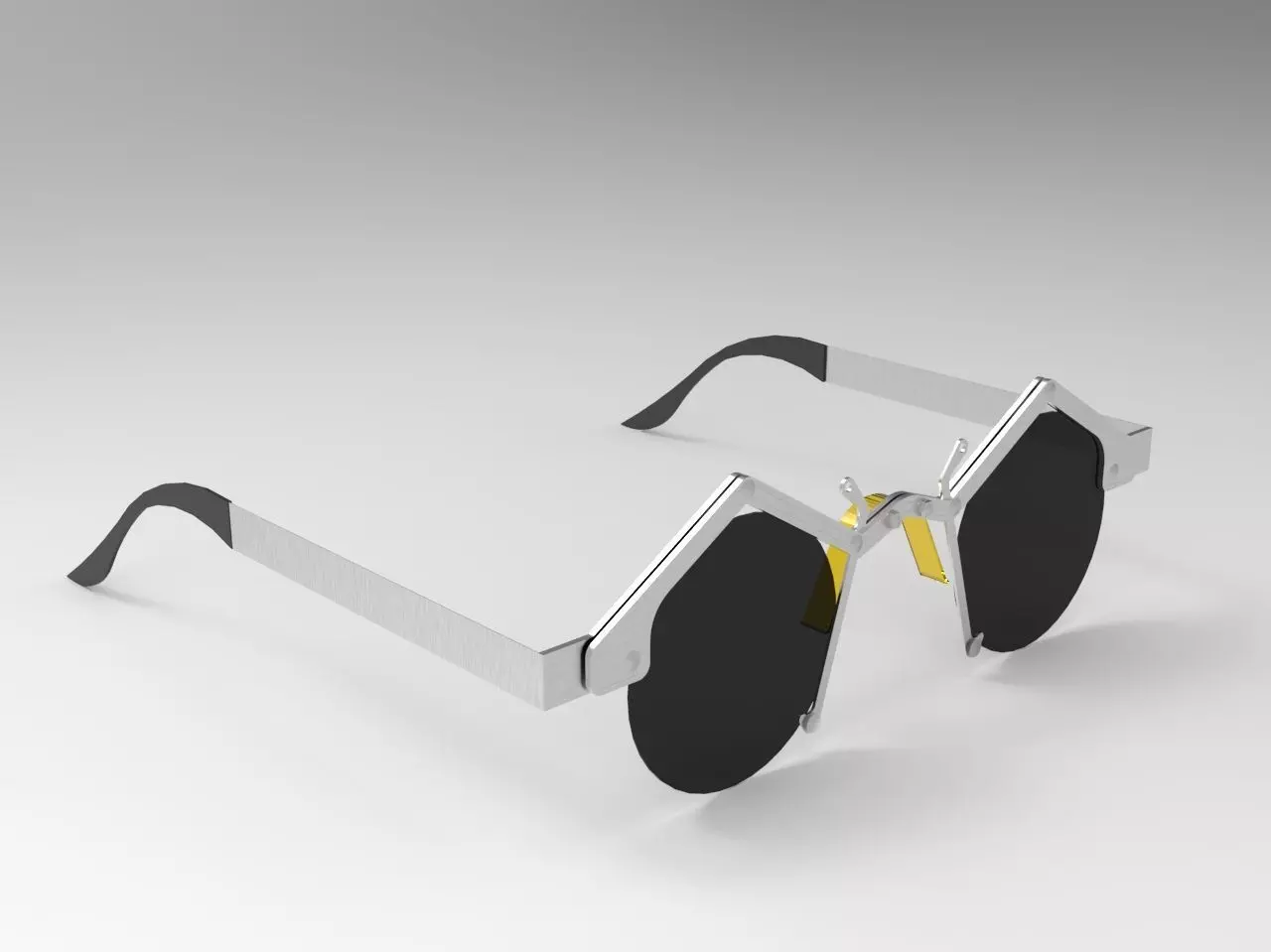 Glasses pair of sunglasses Free 3D model