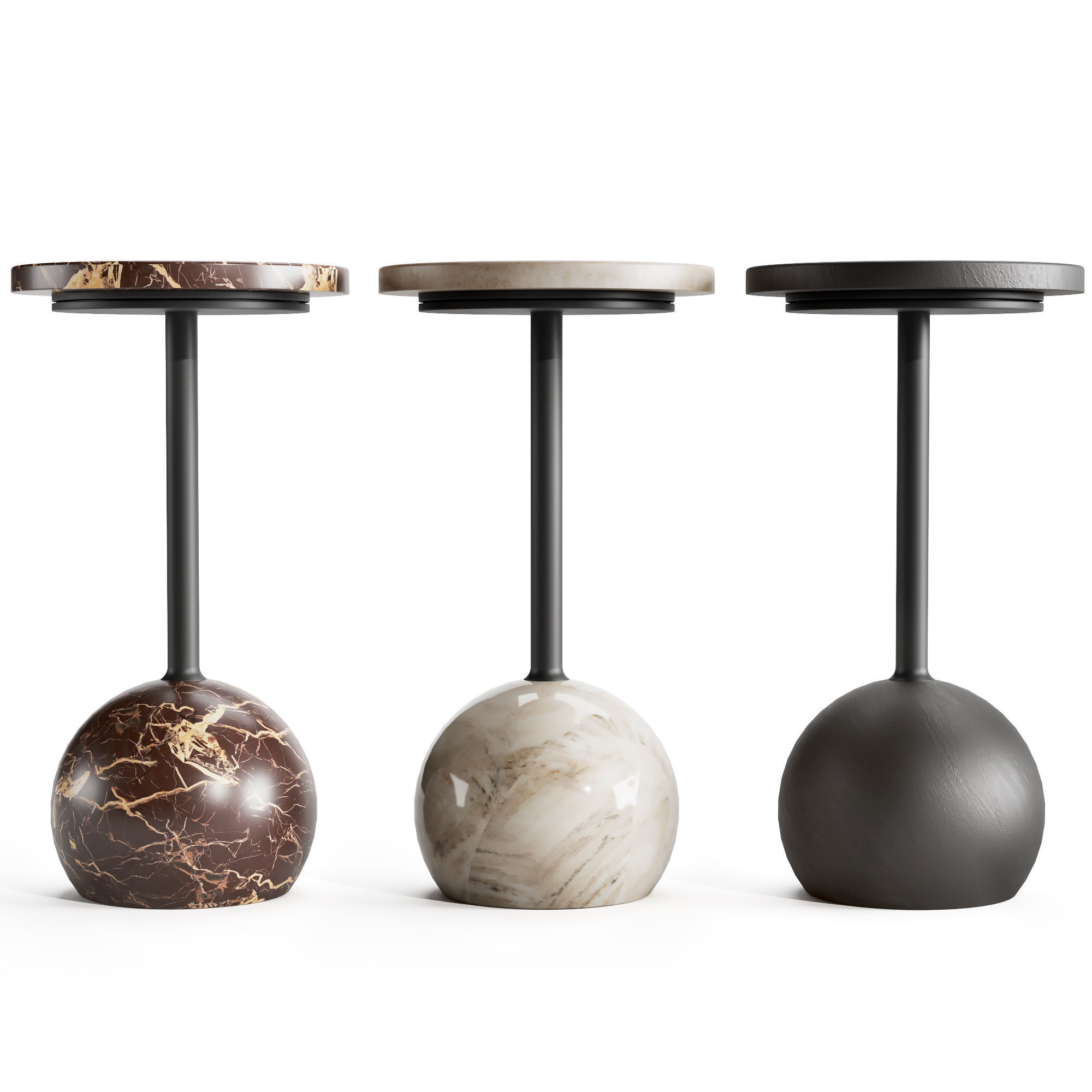 Four Hands Viola Accent Table 3D model_1