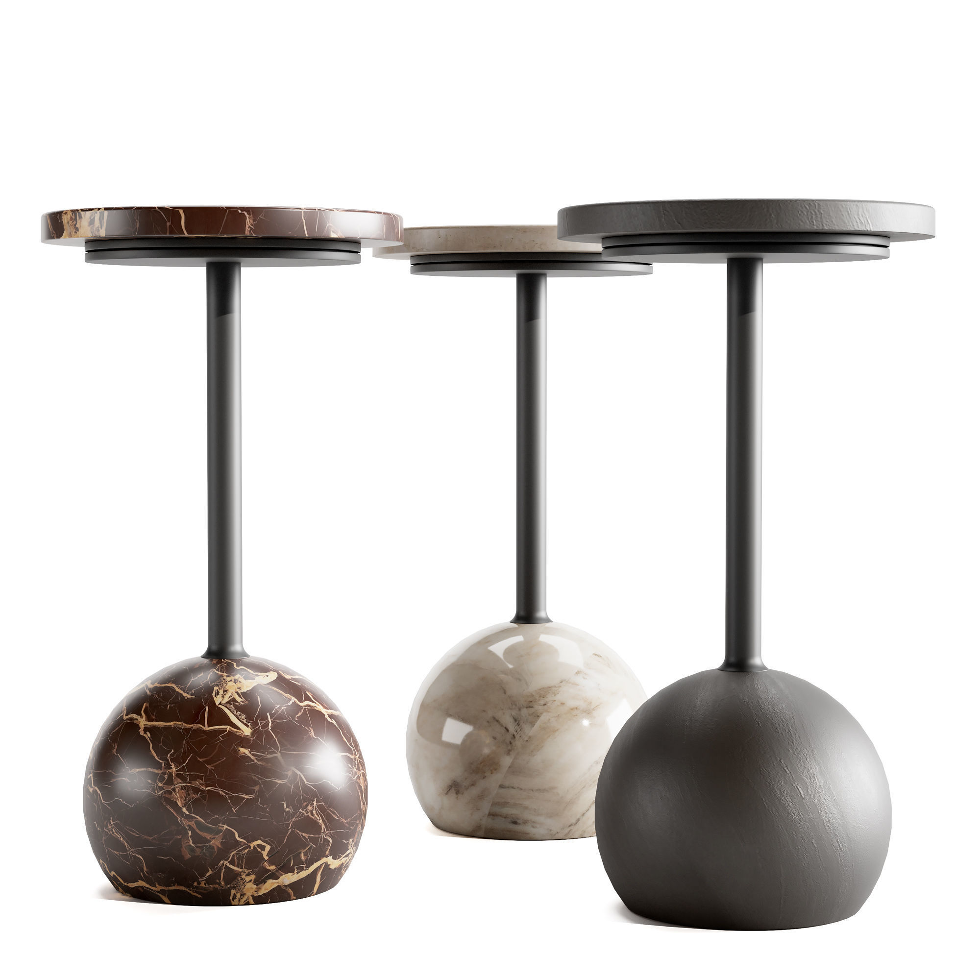 Four Hands Viola Accent Table 3D model_5