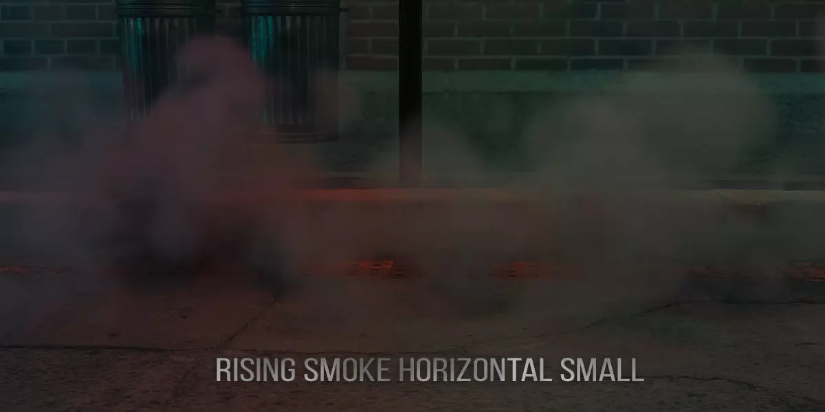 Animated VDB Rising Smoke Horizontal 3D model_0