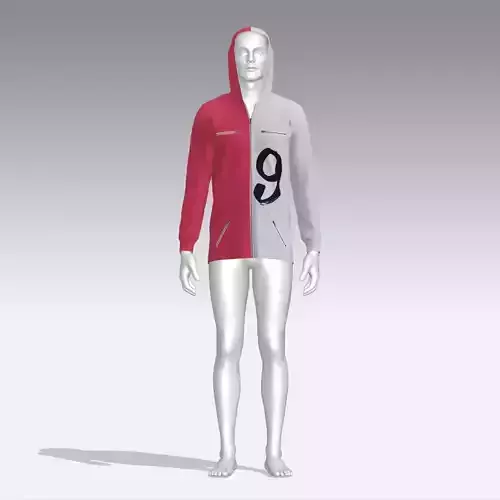 Hoodie mannequin wearing