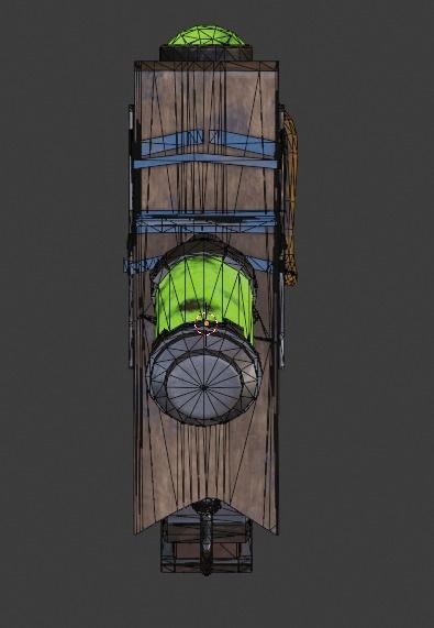 Portal gun  Low-poly 3D model_5