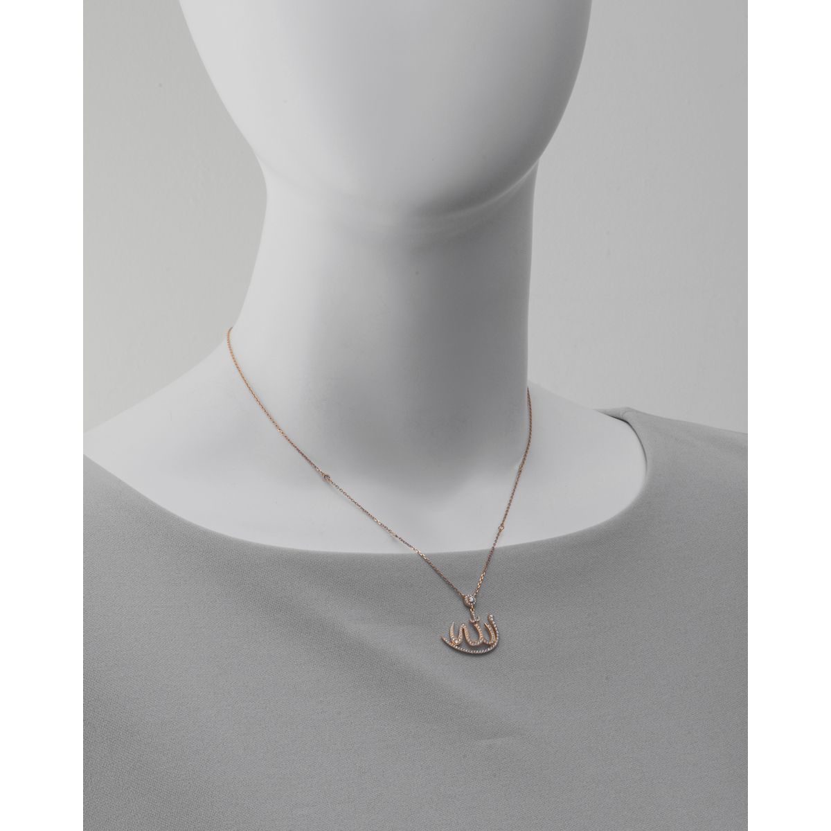 YD265 islamic bracelet with diamonds 3D print model_2