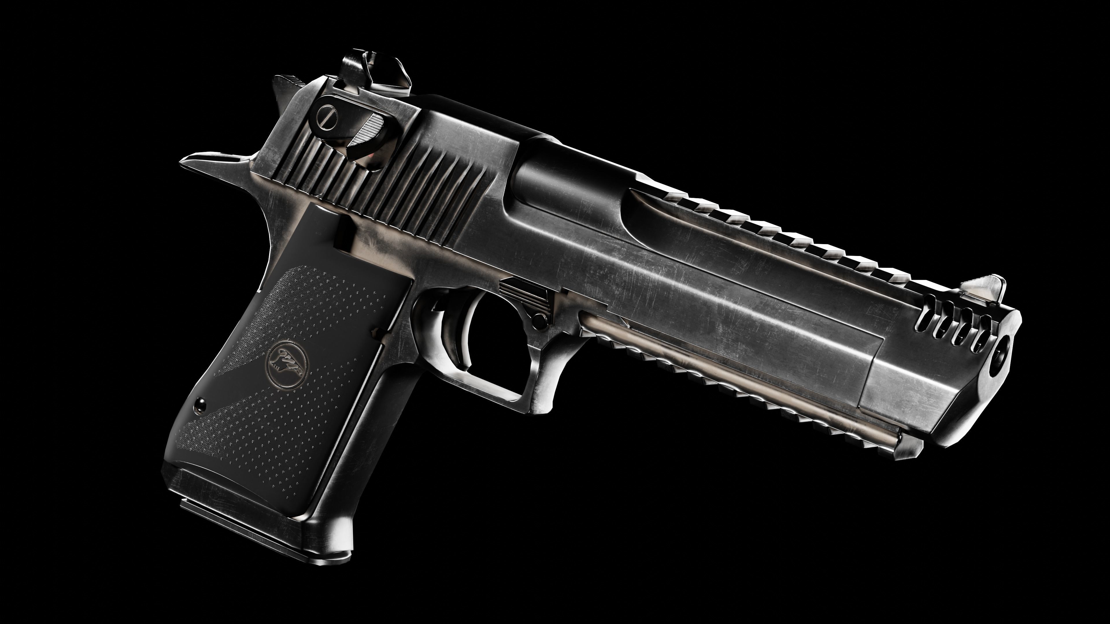 3D model Desert Eagle Pistol VR / AR / low-poly | CGTrader
