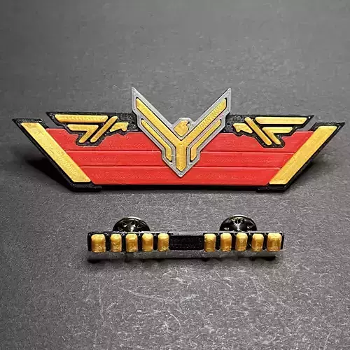 Chest Insignia of Duke Leto Atreides in Dune 2022 3D print model