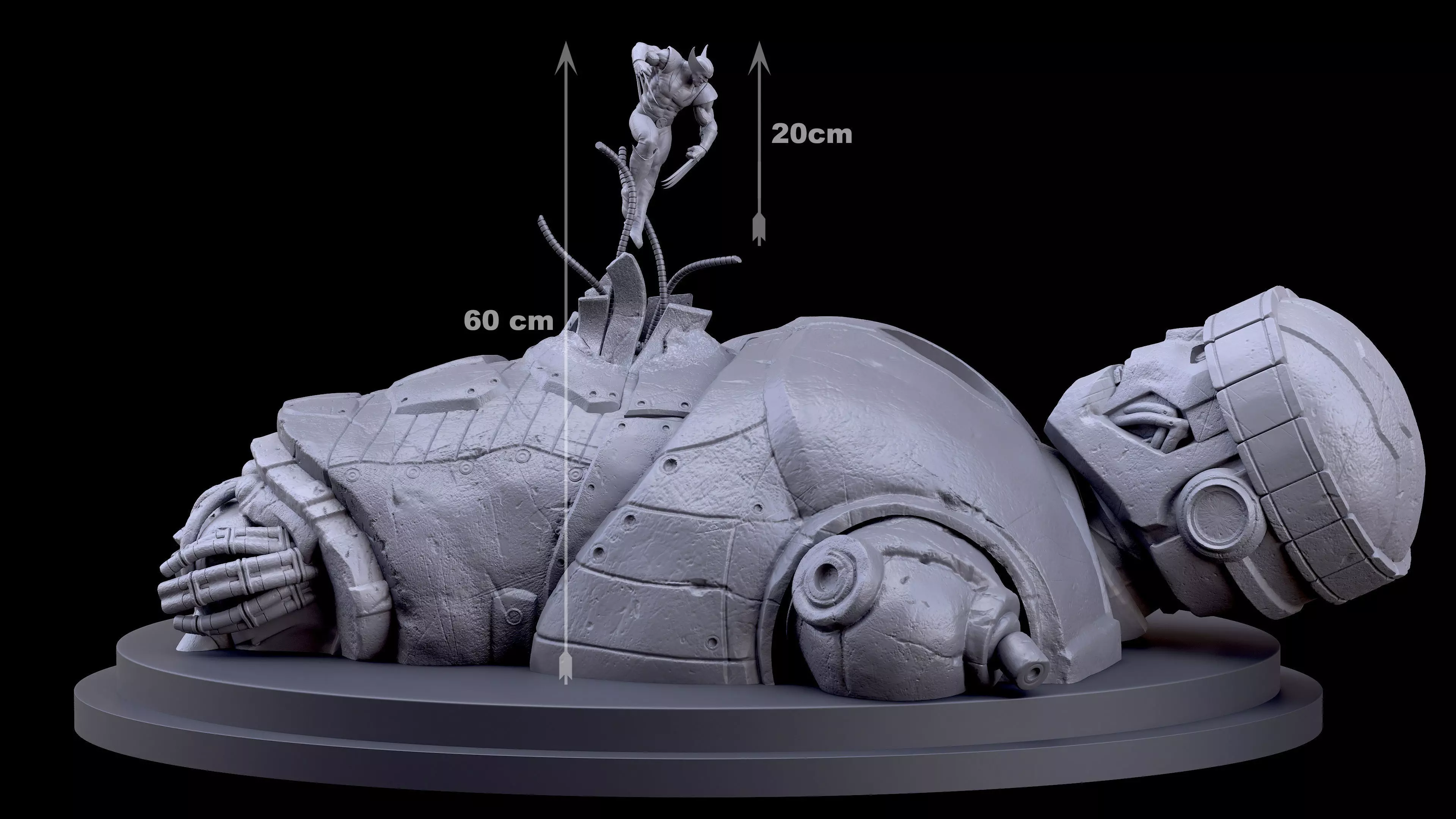 Wolverine from inside Centinel not included 3D print model