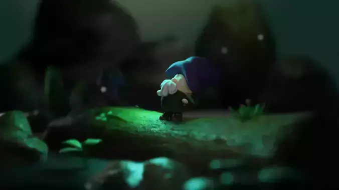 Mossy nature pack with gnome