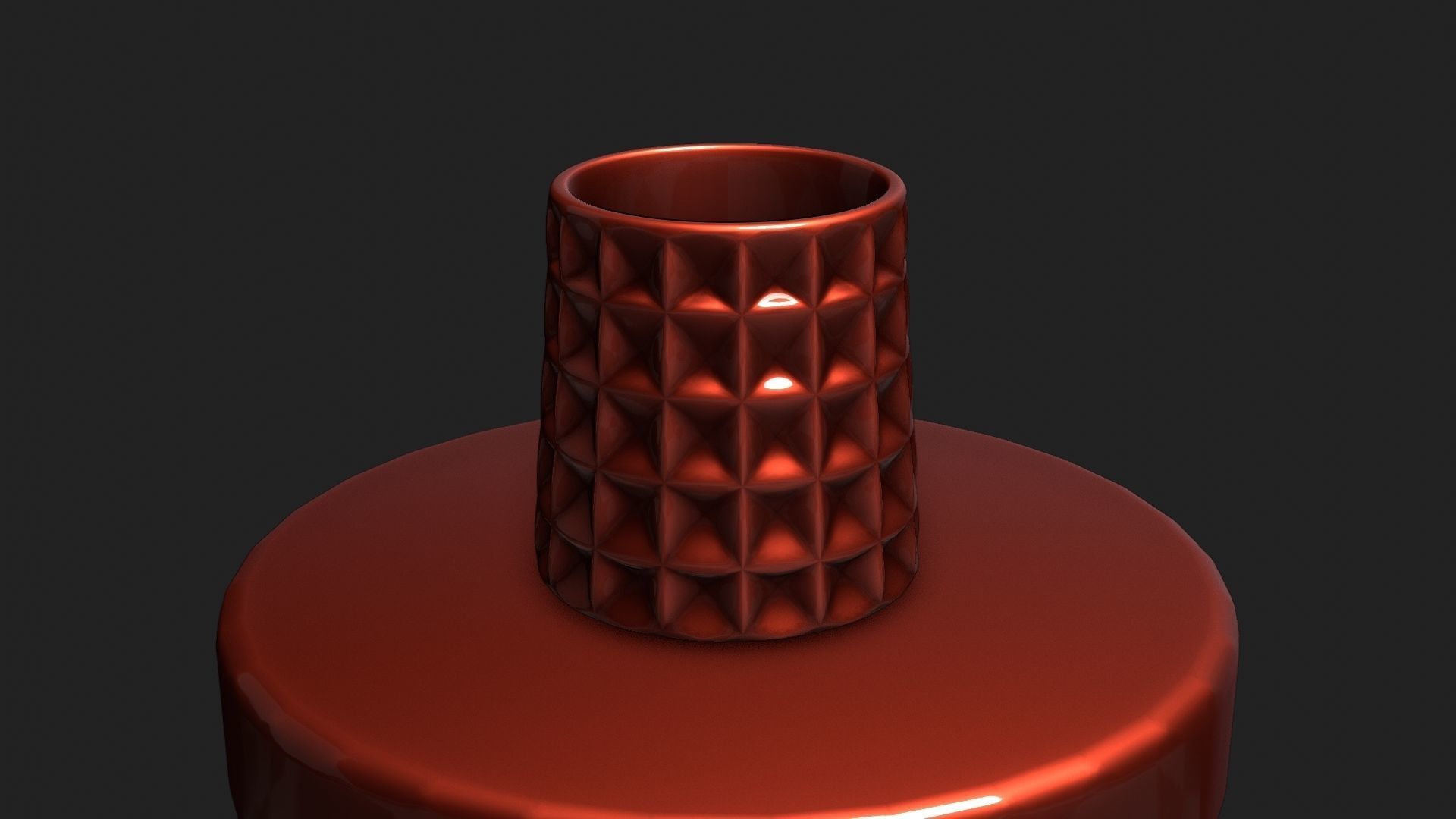 Whiskey glass  Low-poly 3D model_15