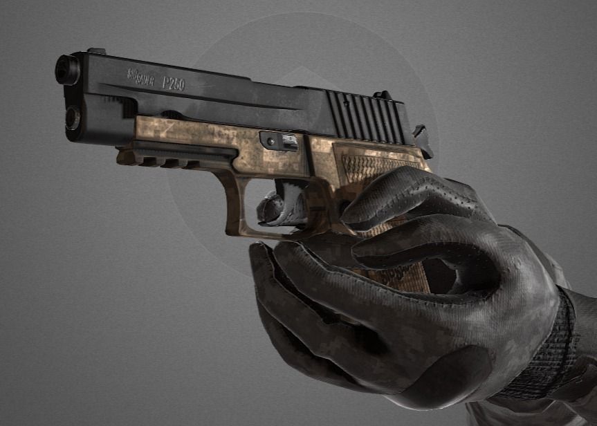 Sig Sauer P250 - Gamepoly Free low-poly 3D model_0