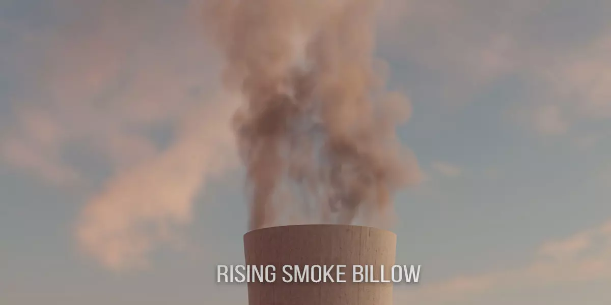 Animated VDB Rising Smoke Billow 3D model_0
