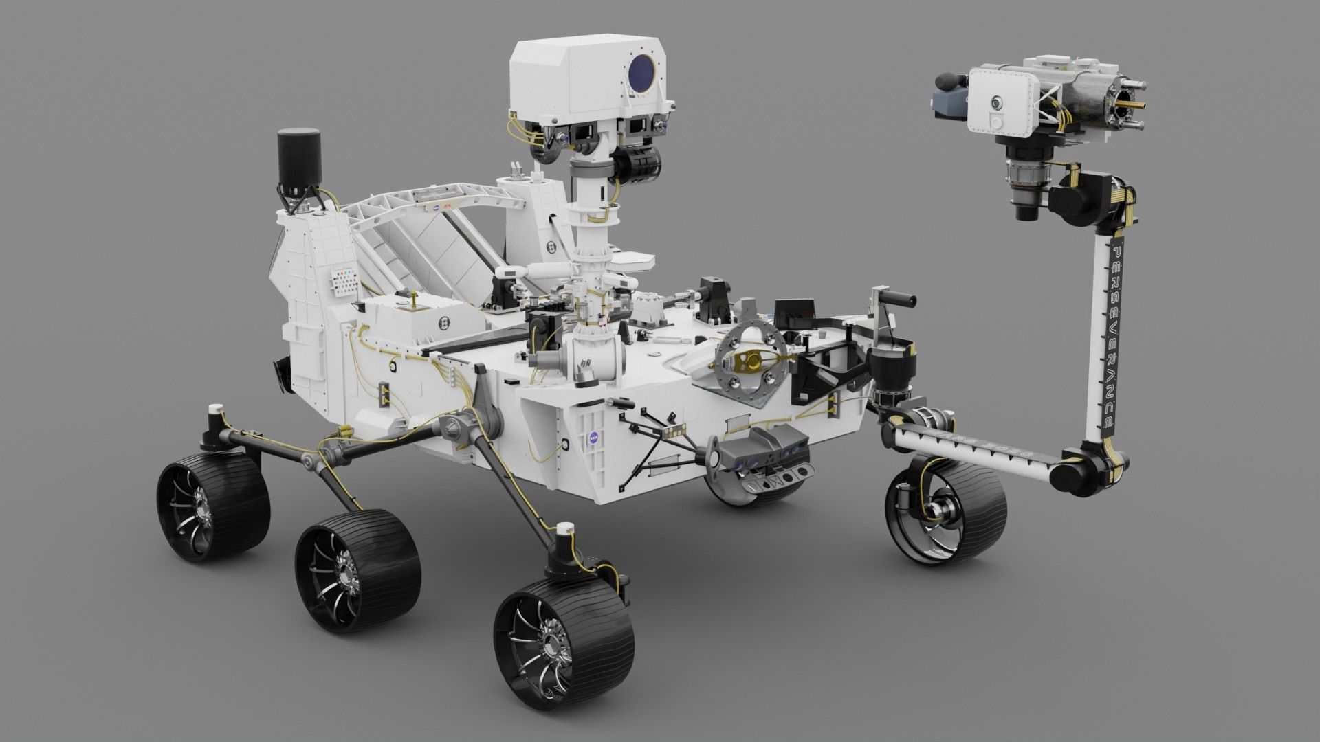 Perseverance Rover 3D model_7