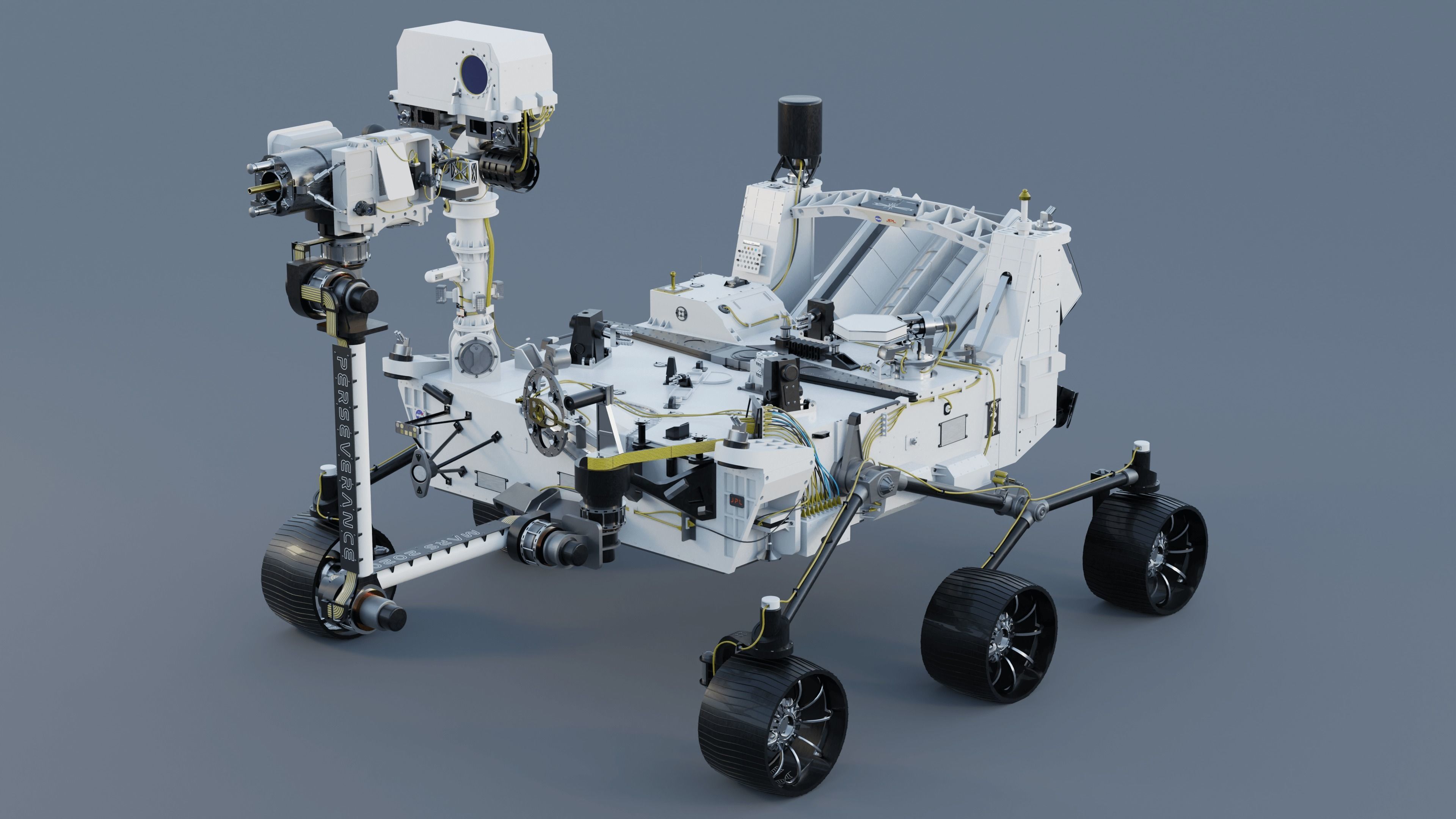 Perseverance Rover 3D model_4