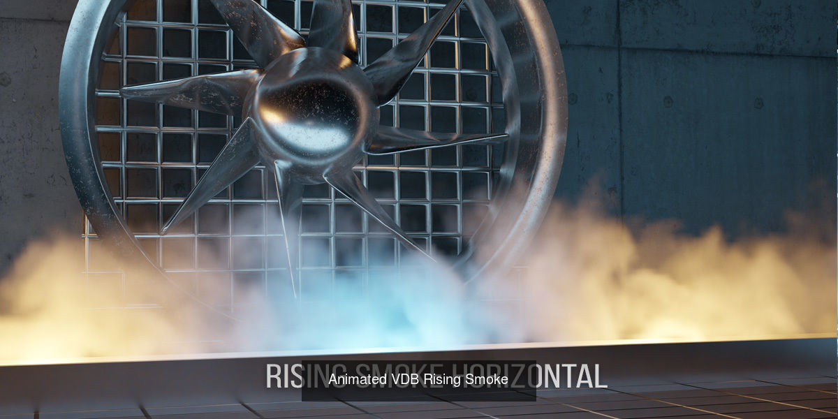 Animated VDB Rising Smoke 3D Model Collection_6