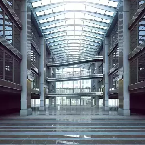 Spacious Empty Modern Hall