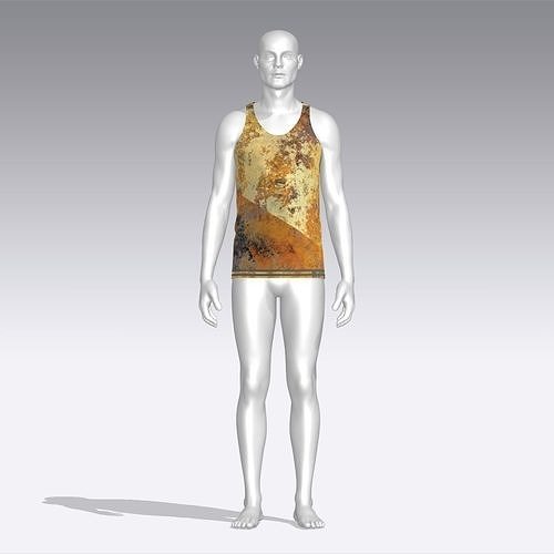 Tank Top Low-poly 3D model
