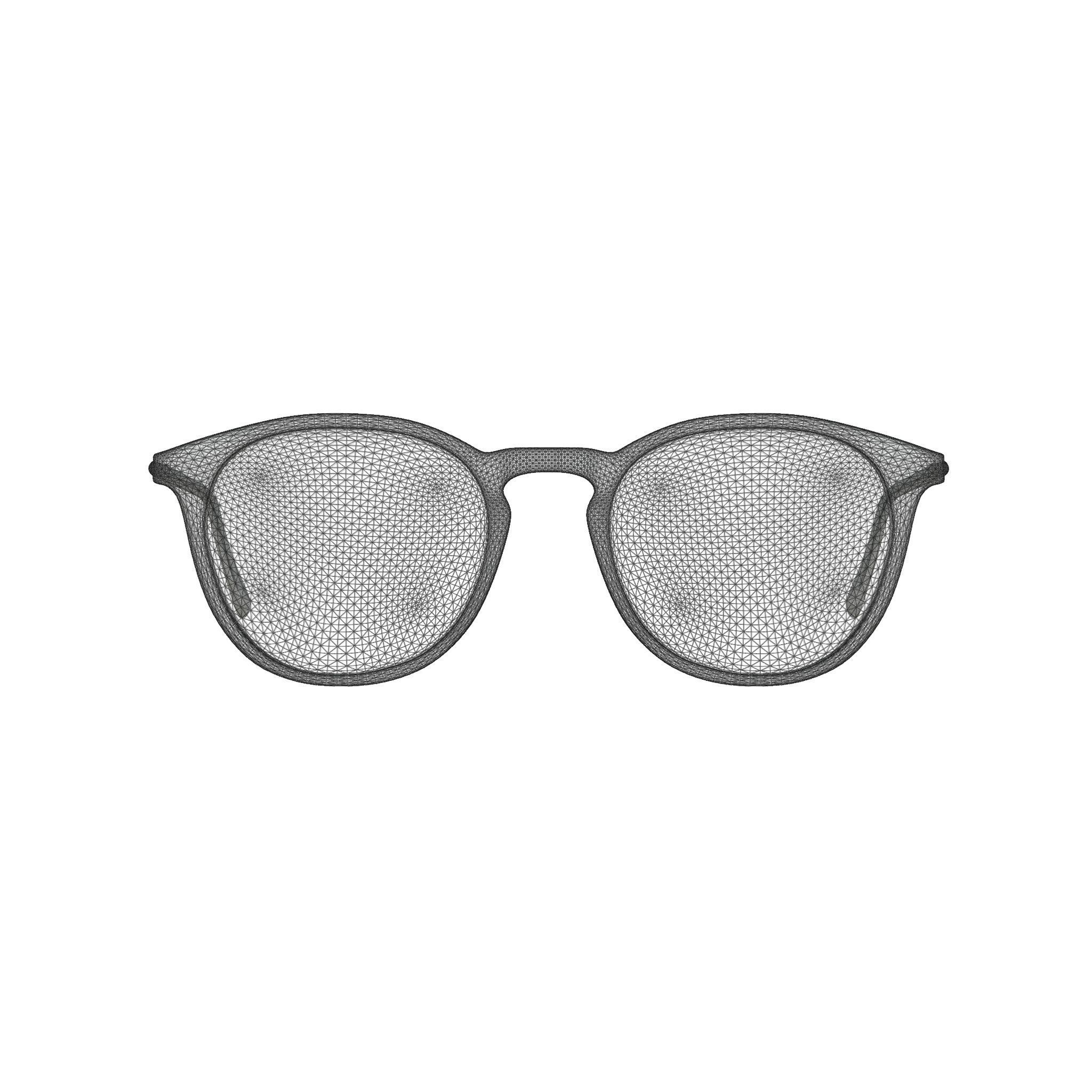 EOE EYEWEAR - Nikkaloukta 50 Forest Glasses  Low-poly 3D model_7