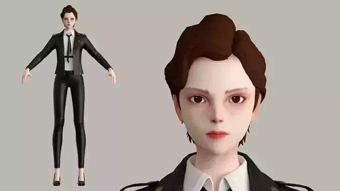 Pretty Girl Motorcycle Girl Handsome Big Sister