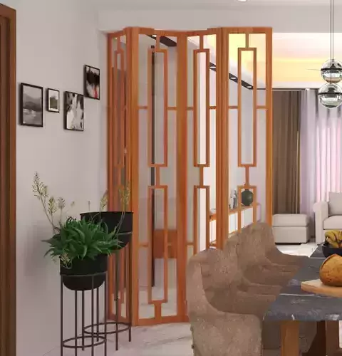 DINNING AND DRAWING AREA CNC PARTITION  3D model