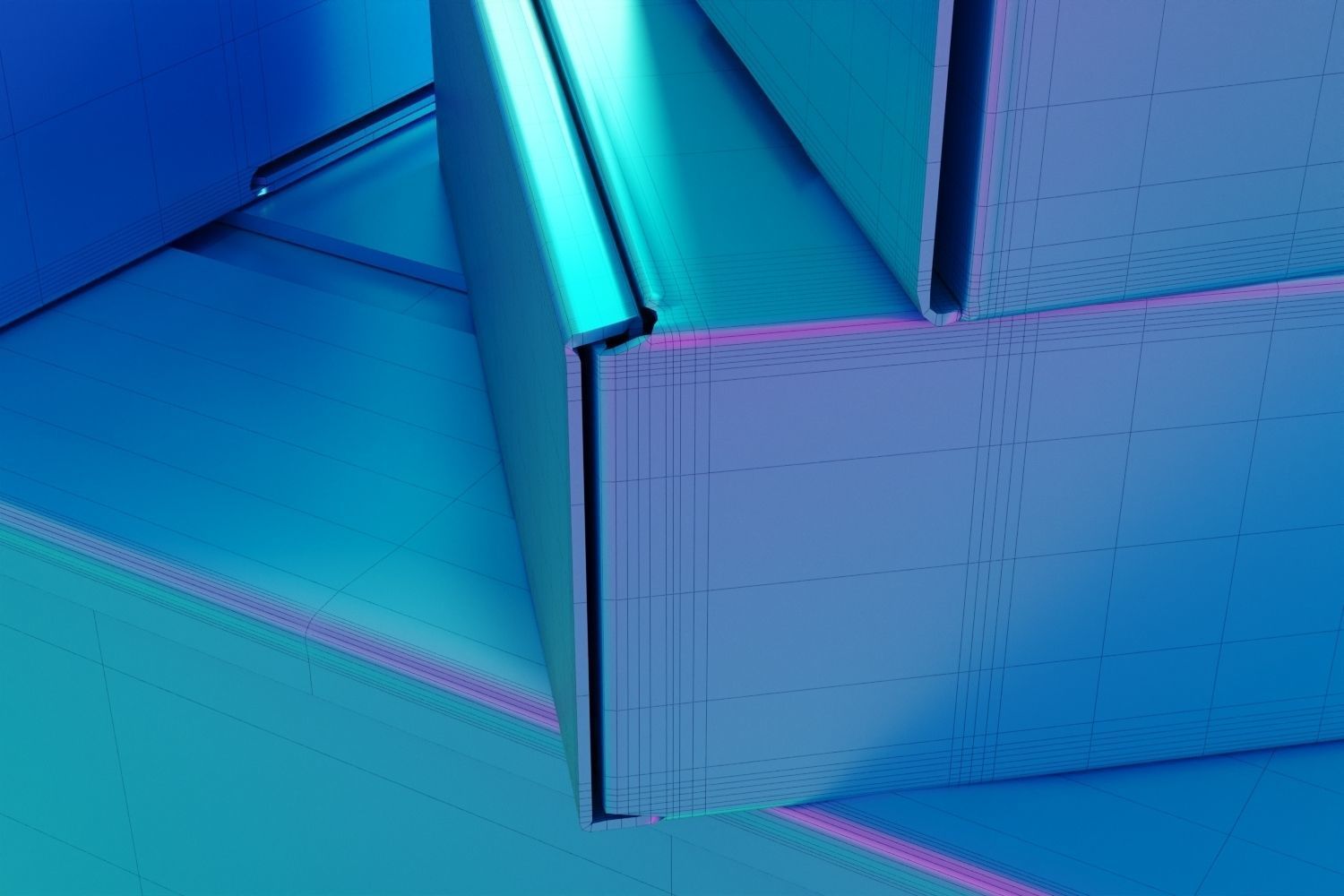 Stack of cardboard packages 3D model_15