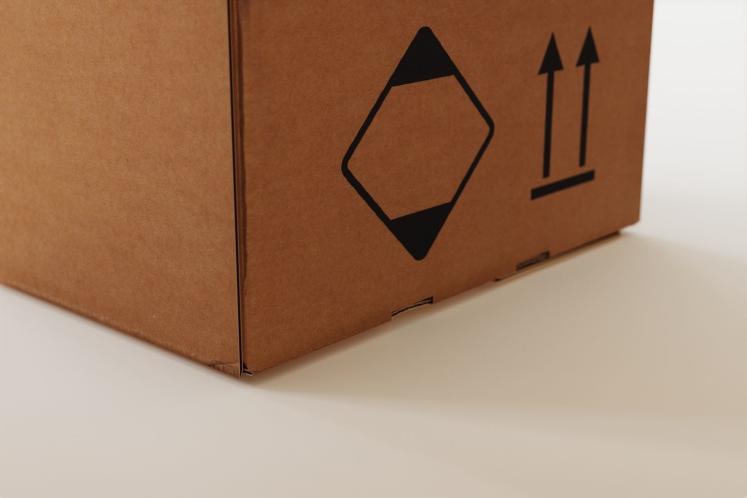 Stack of cardboard packages 3D model_9