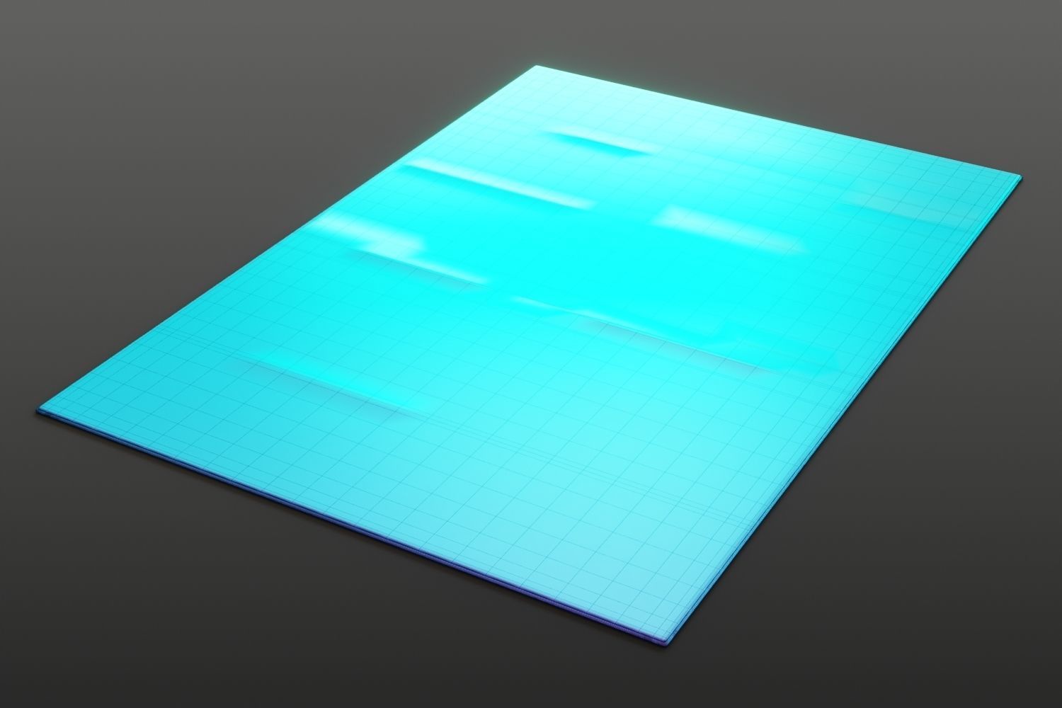 Low wool carpet 3D model_15