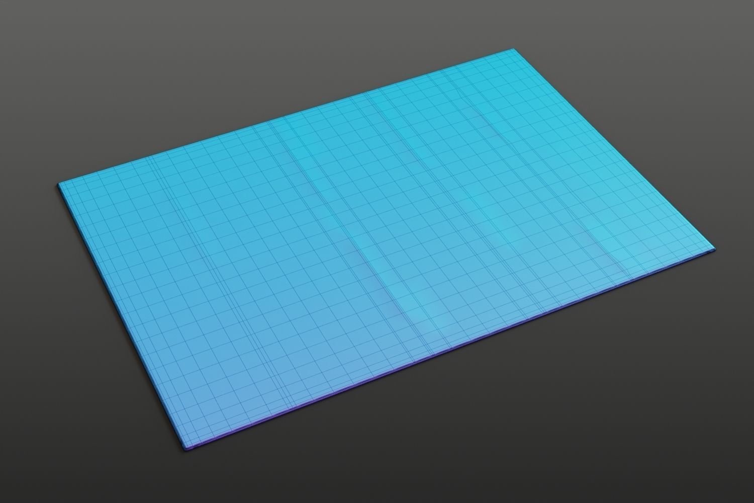 Low wool carpet 3D model_11